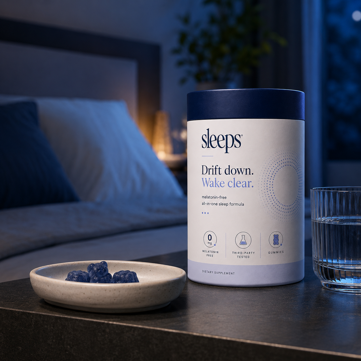 sleeps gummies by bed